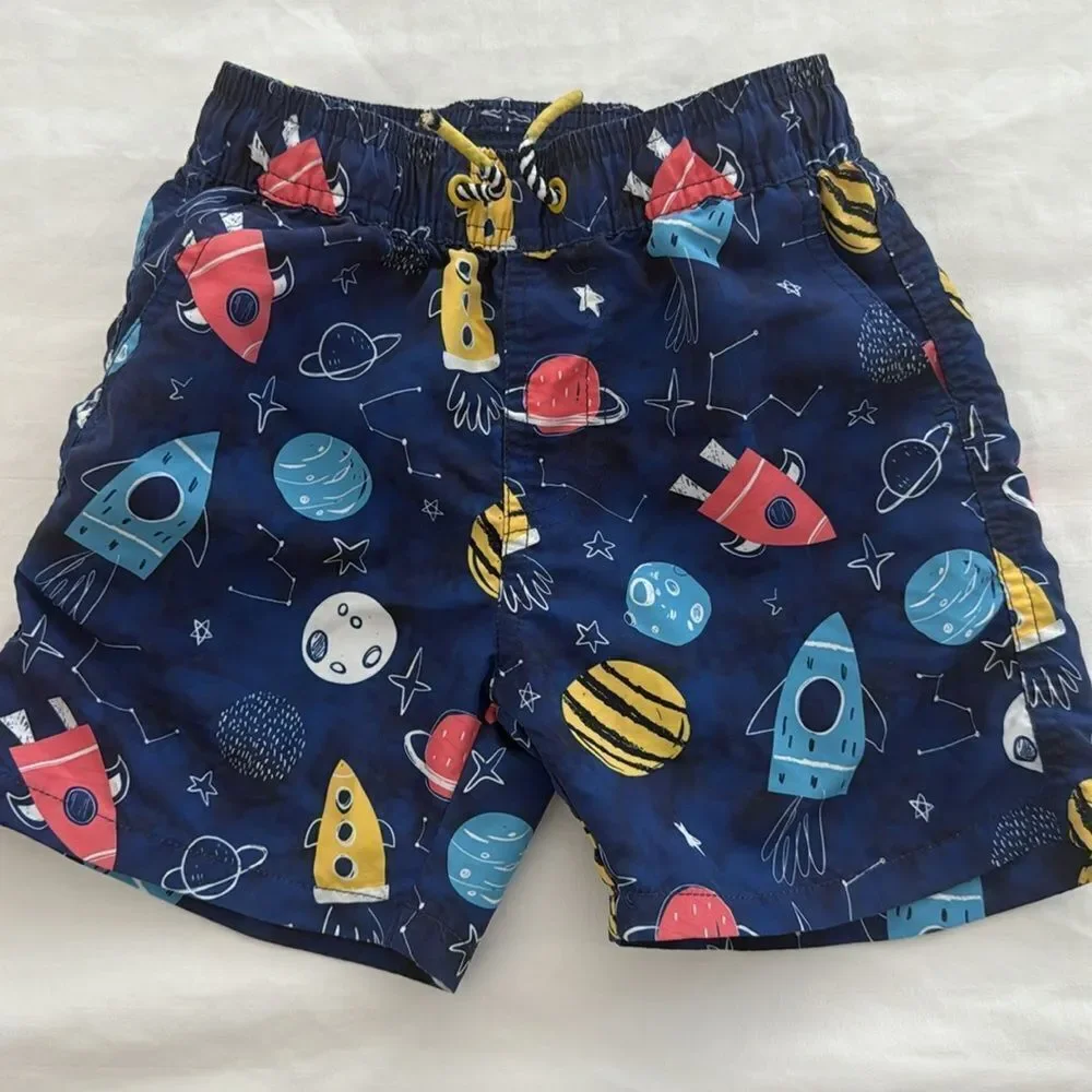 Boys swim trunks and rash gaurd